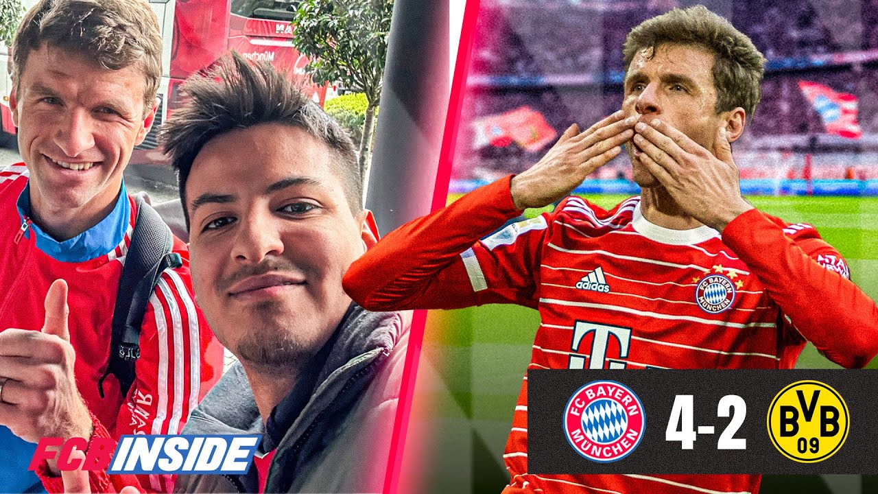 FC Bayern vs. Dortmund - Stadionvlog 🔴⚪️ | Bayern deklassiert den BVB - TABELLENFÜHRER! | FCBinside