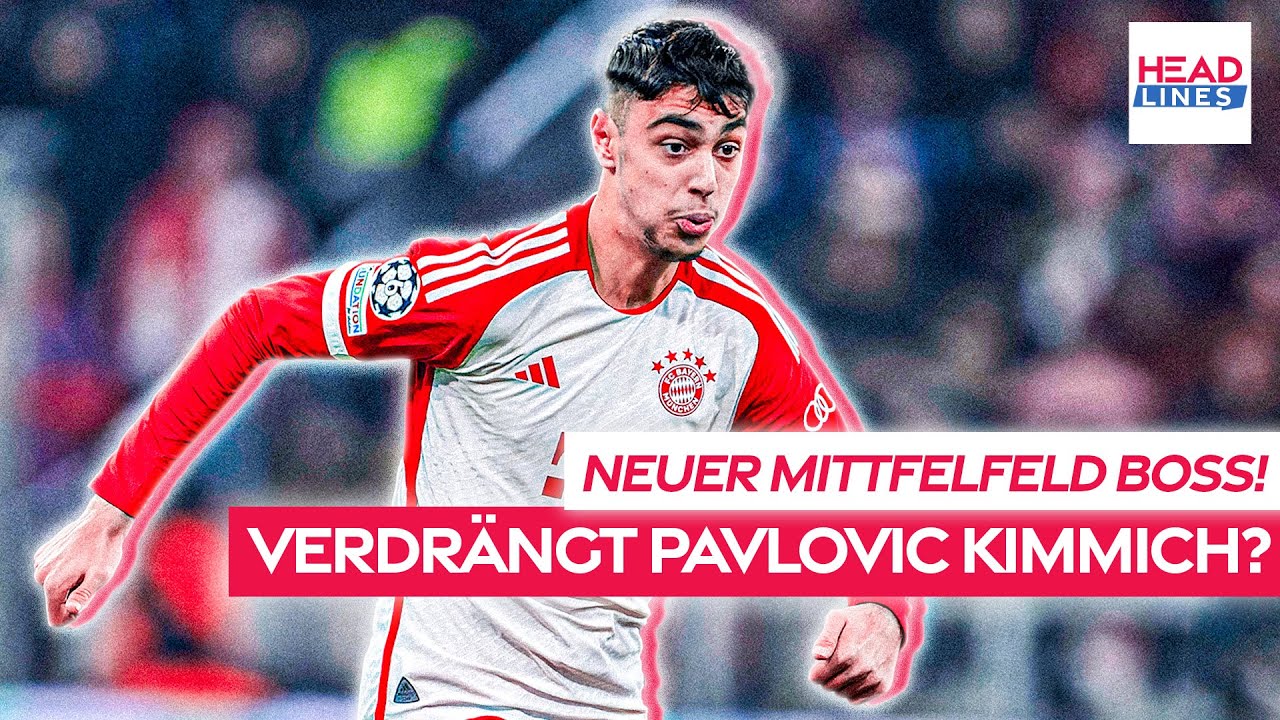 Bayerns zukünftiger Mittelfeld-Boss: Verdrängt Pavlovic Kimmich? | FCBinside Headlines