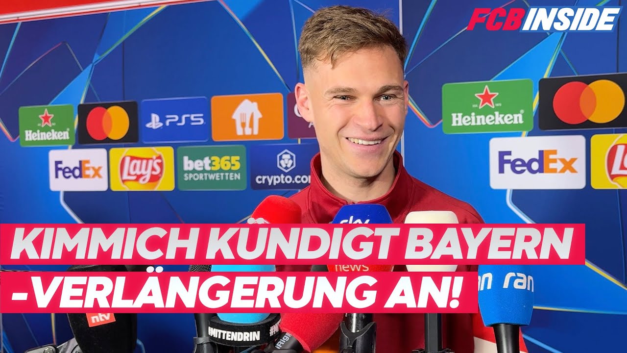 Kimmich kündigt Bayern-Verlängerung an!