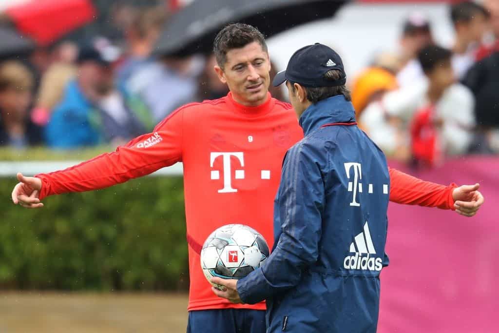Robert Lewandowski und Niko Kovac