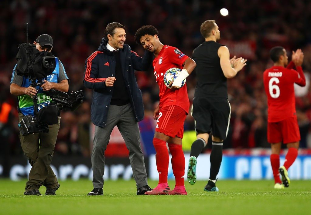Niko Kovac und Serge Gnabry