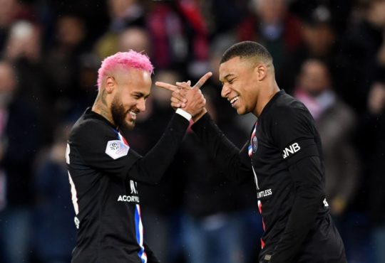 Neymar und Kylian Mbappe