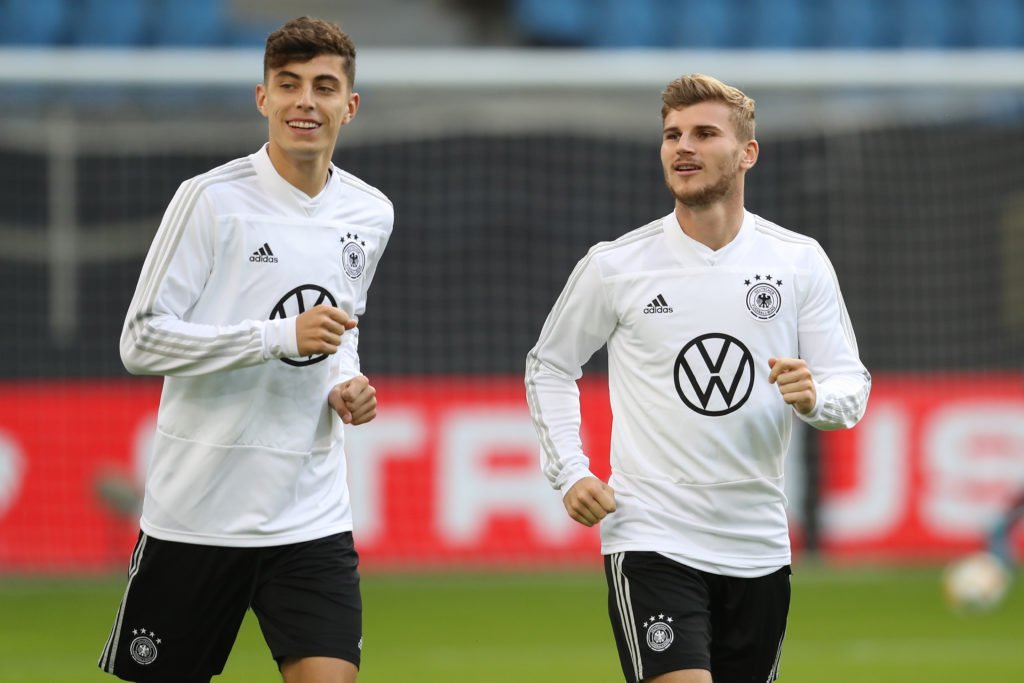 Kai Havertz und Timo Werner