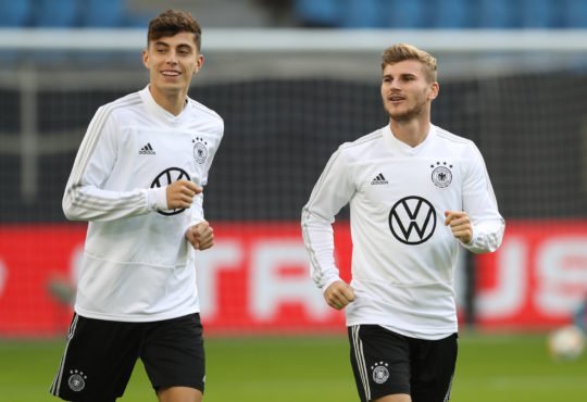 Kai Havertz und Timo Werner