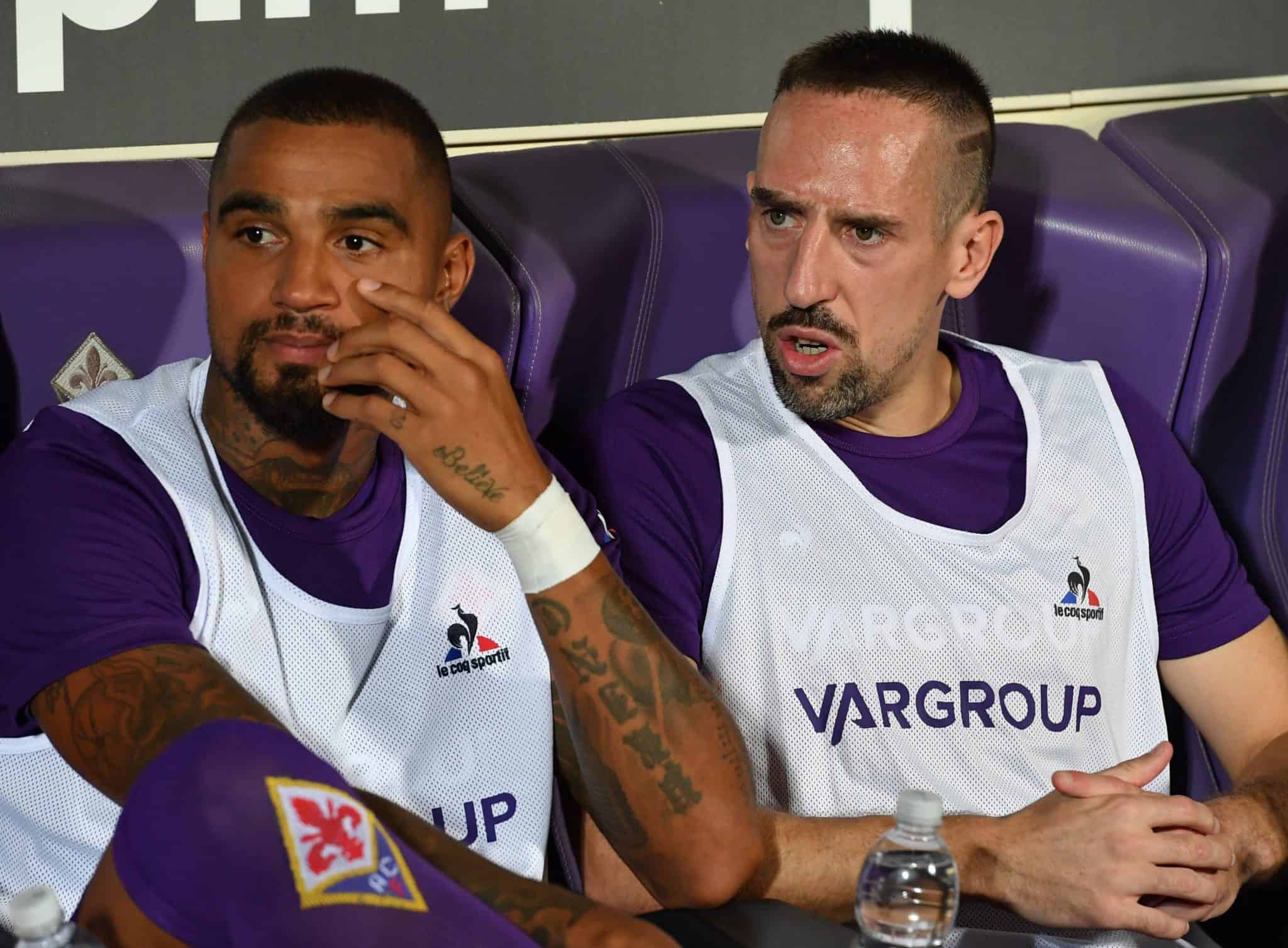 Kevin-Prince Boateng und Franck Ribery