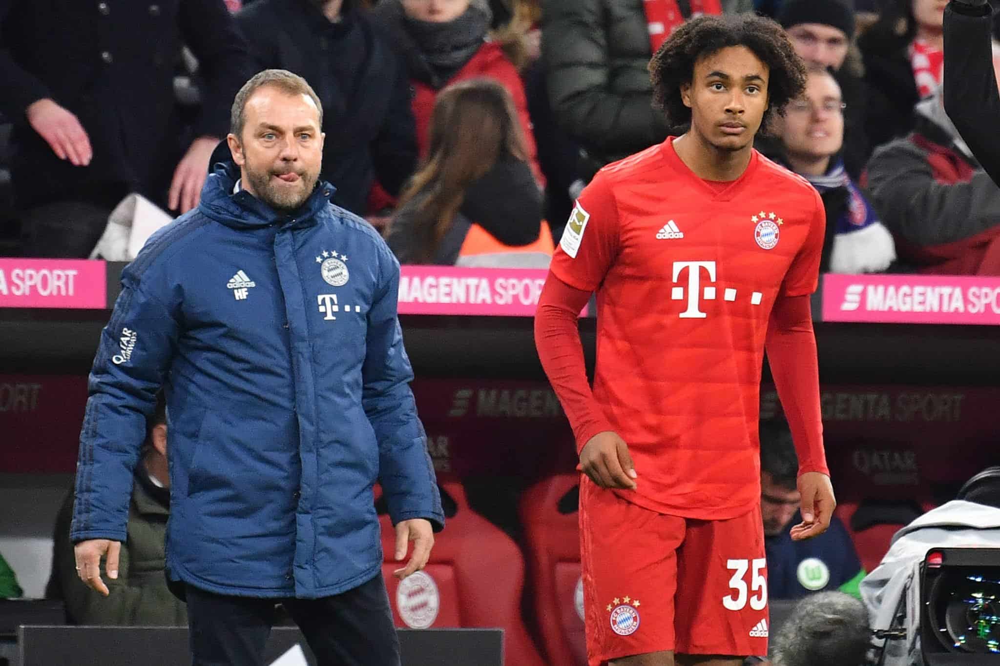 Hansi Flick und Joshua Zirkzee