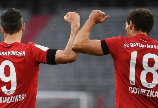 Robert Lewandowski und Leon Goretzka