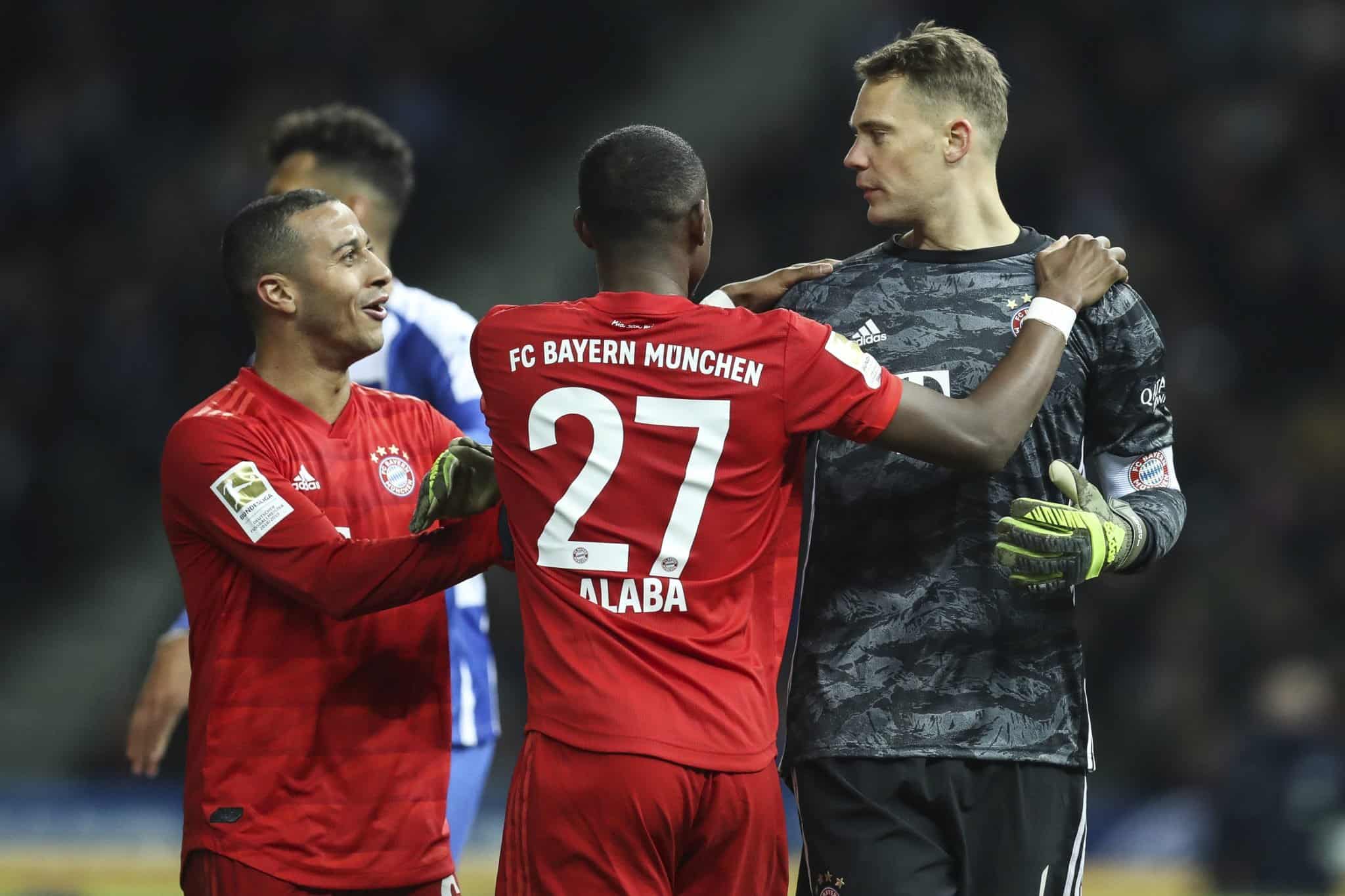 Thiago, Alaba und Neuer
