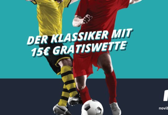 FCB vs. BVB: Sichere dir zum Spitzenspiel eine 15 Euro Gratiswette!