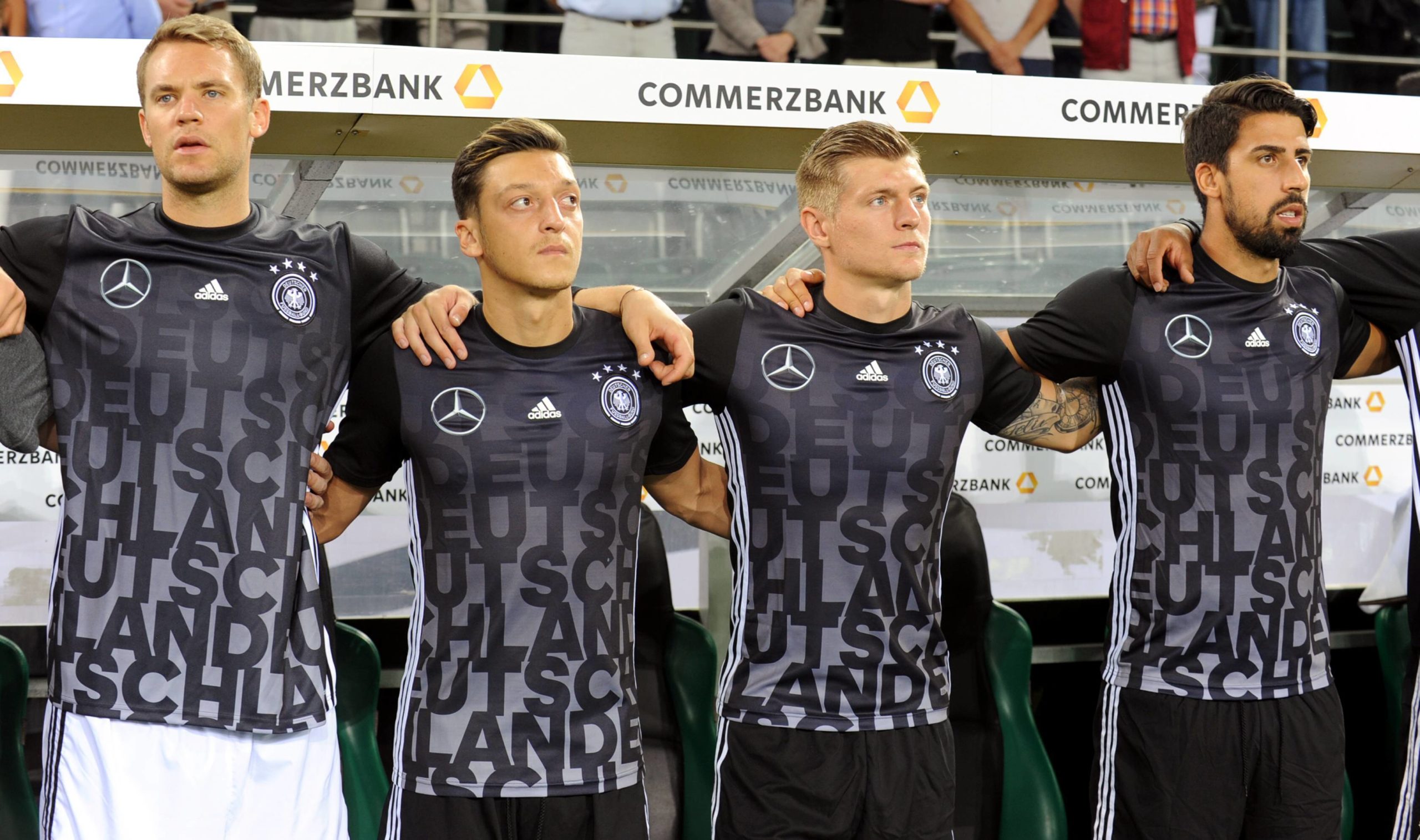 Neuer, Özil, Kroos und Khedira
