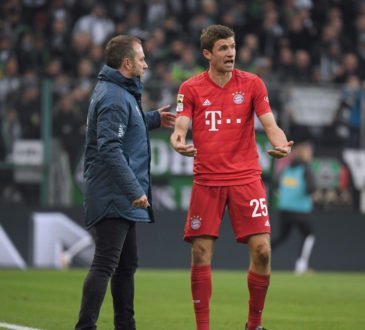 Hansi Flick und Thomas Müller