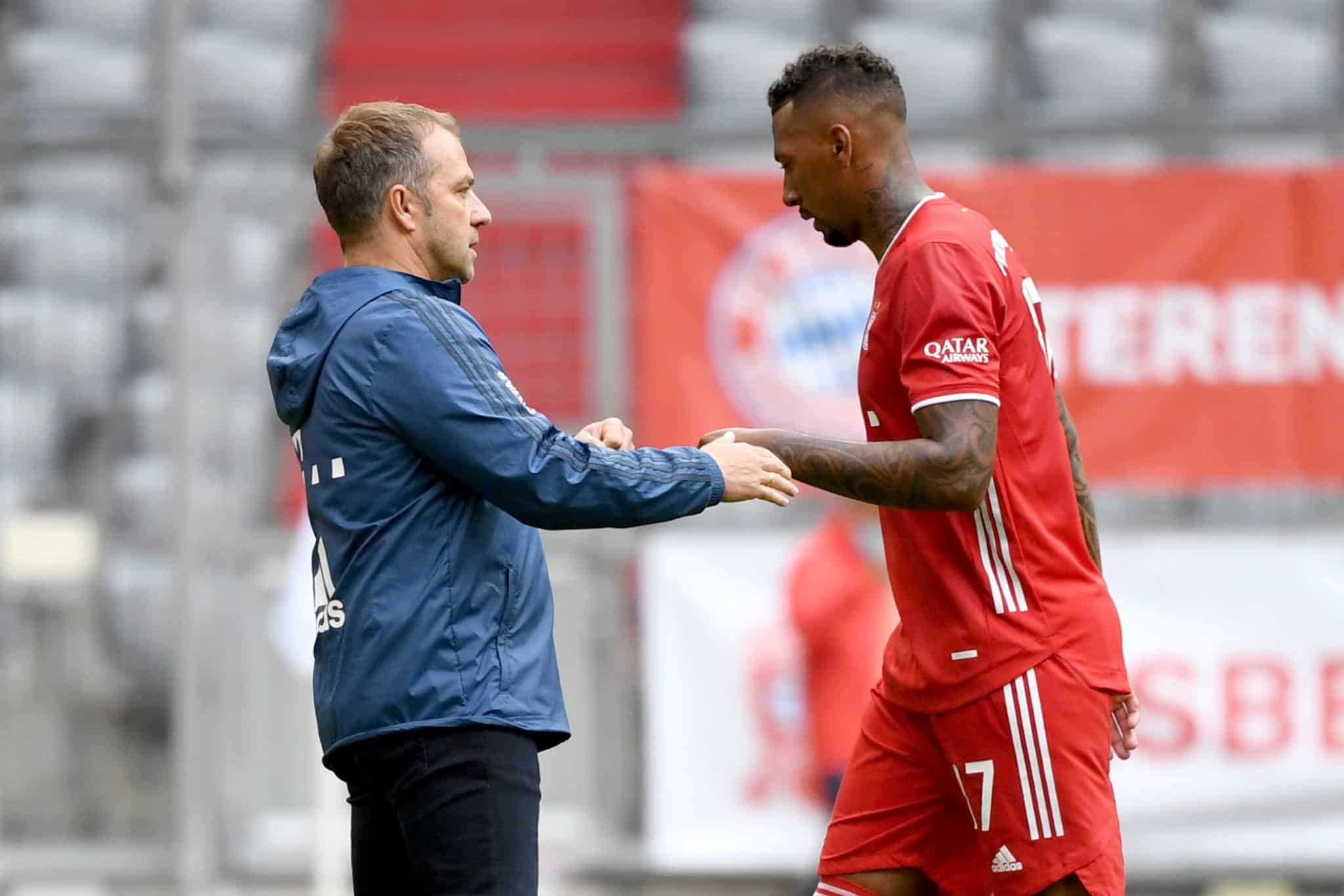 Hansi Flick und Jerome Boateng