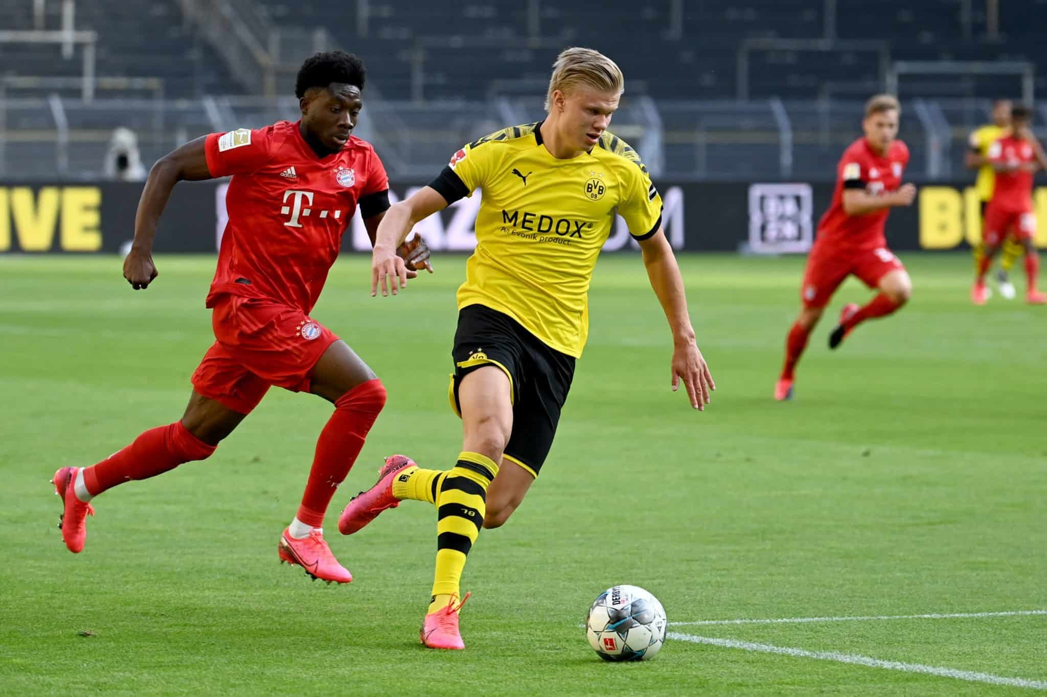 Alphonso Davies und Erling Haaland