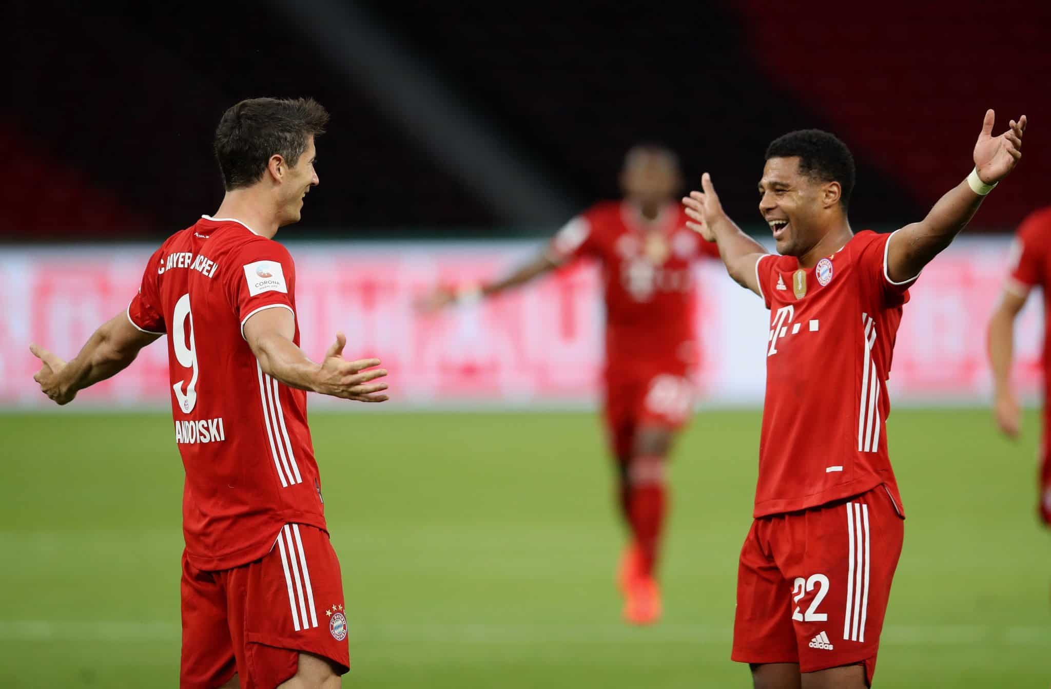 Robert Lewandowski und Serge Gnabry