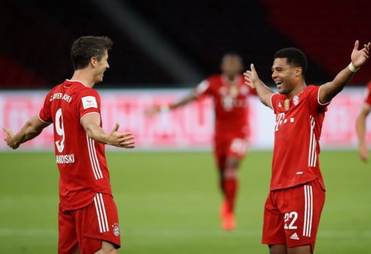 Robert Lewandowski und Serge Gnabry