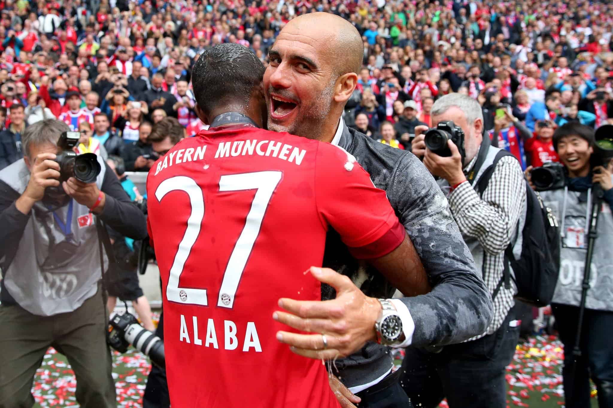 Alaba und Guardiola