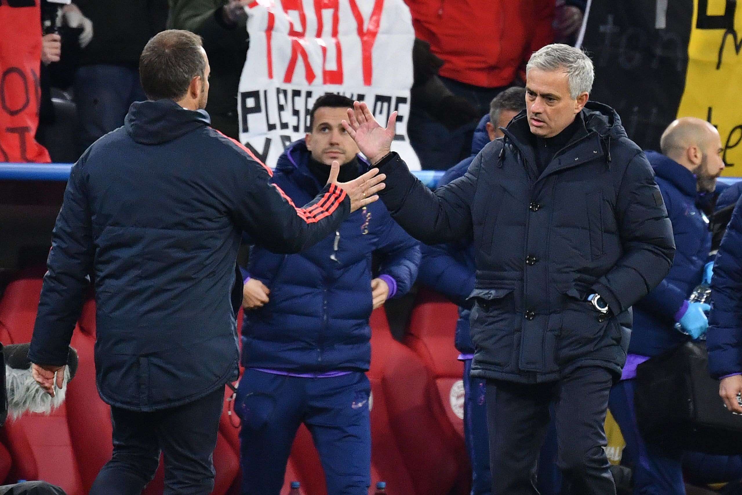 Hansi Flick und Jose Mourinho