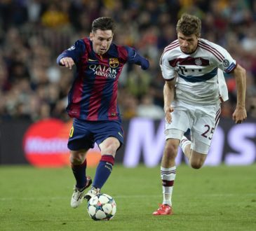 Lionel Messi und Thomas Müller