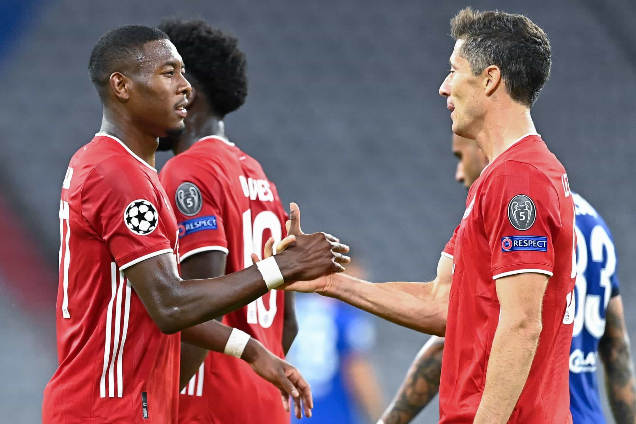 David Alaba und Robert Lewandowski