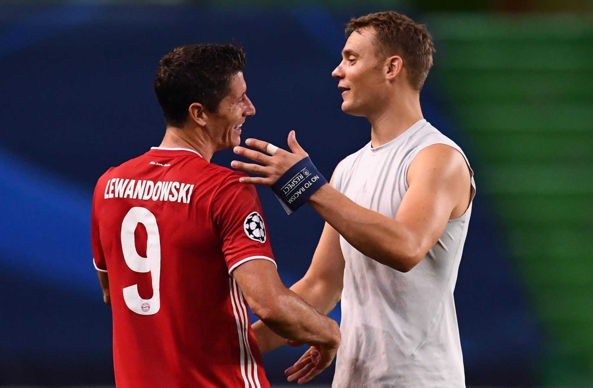 Robert Lewandowski und Manuel Neuer