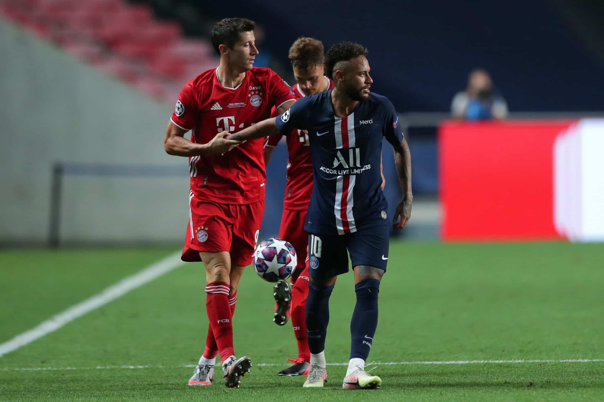 Neymar und Robert Lewandowski
