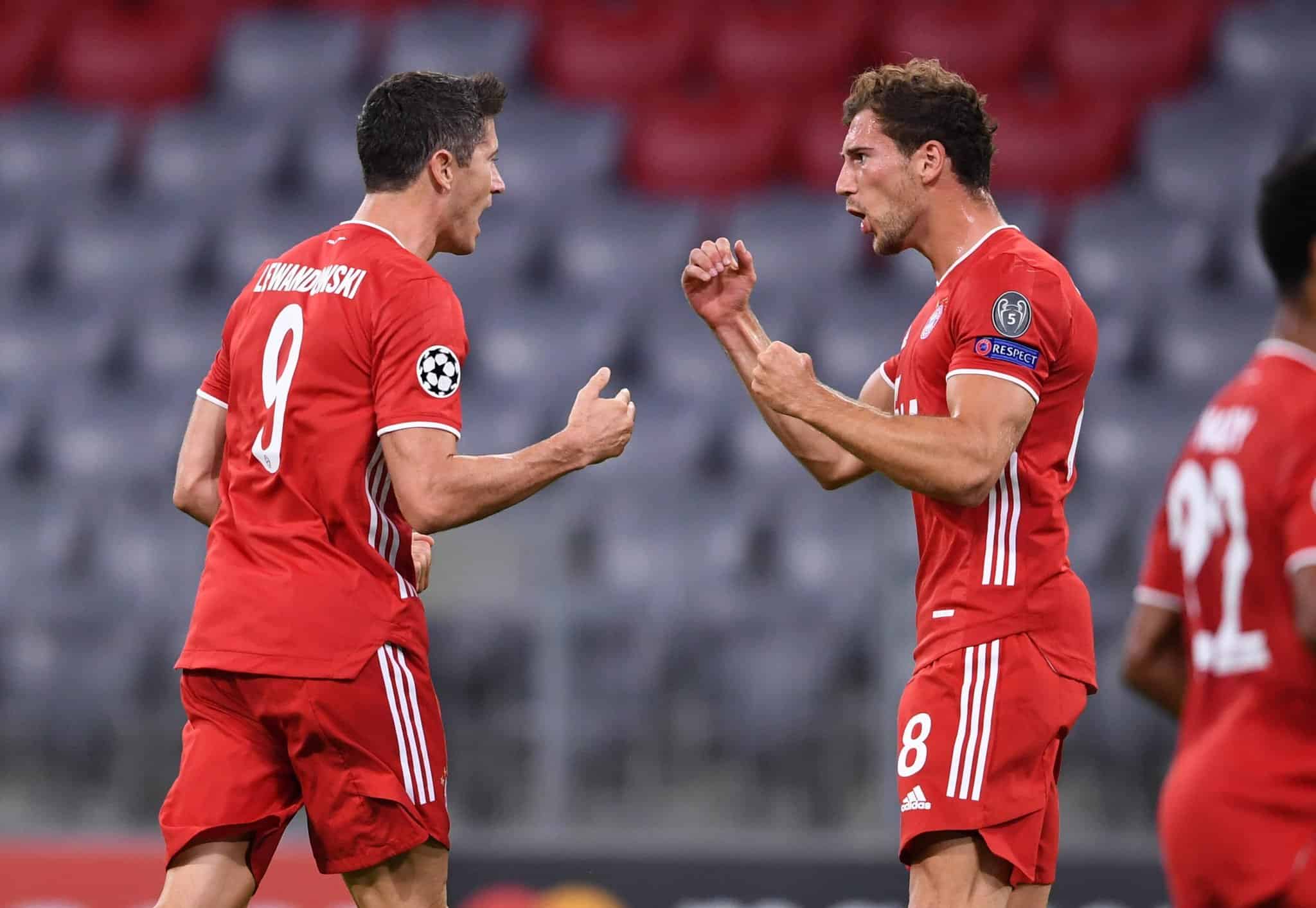 Leon Goretzka und Robert Lewandowski
