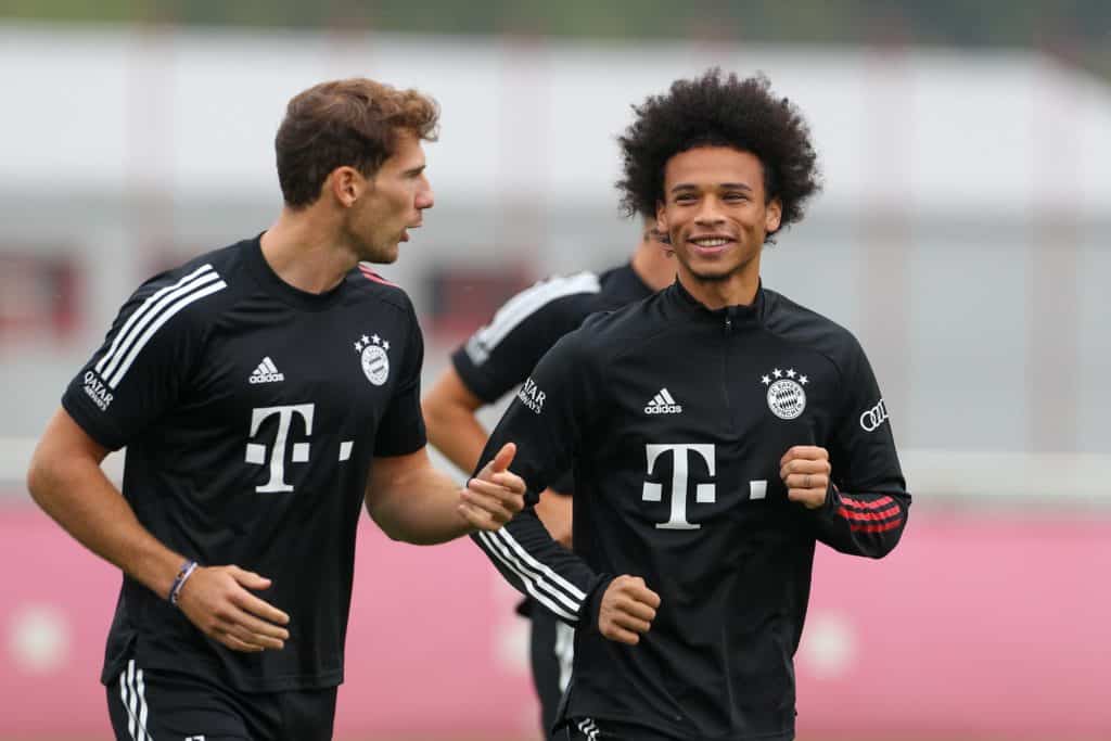 Leroy Sane und Leon Goretzka