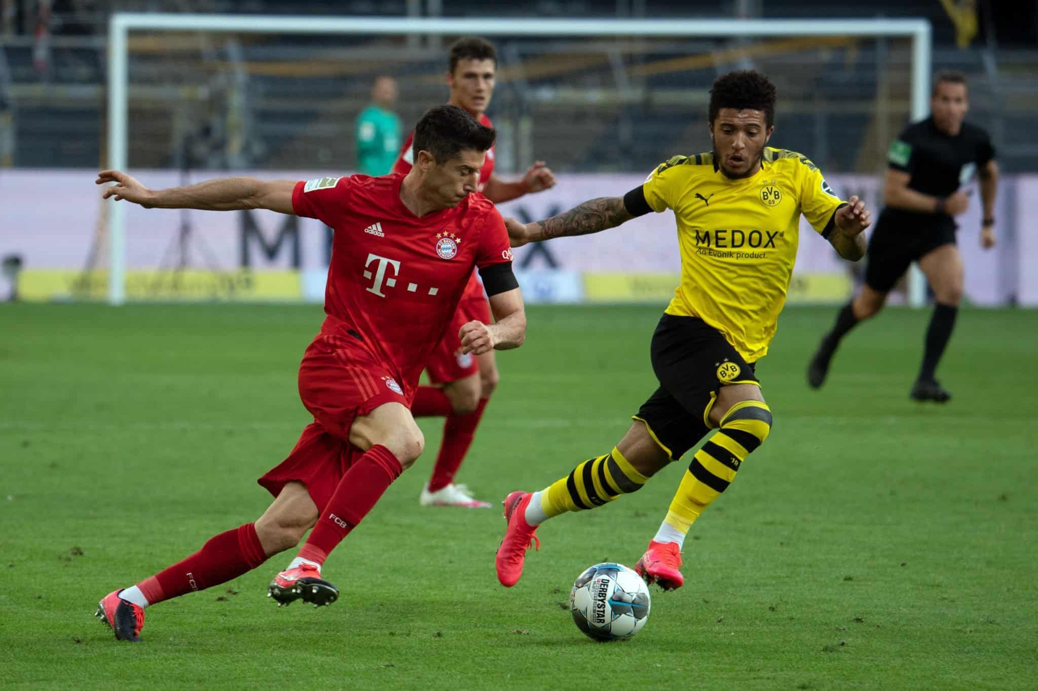 Robert Lewandowski und Jadon Sancho