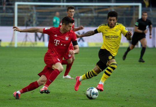 Robert Lewandowski und Jadon Sancho