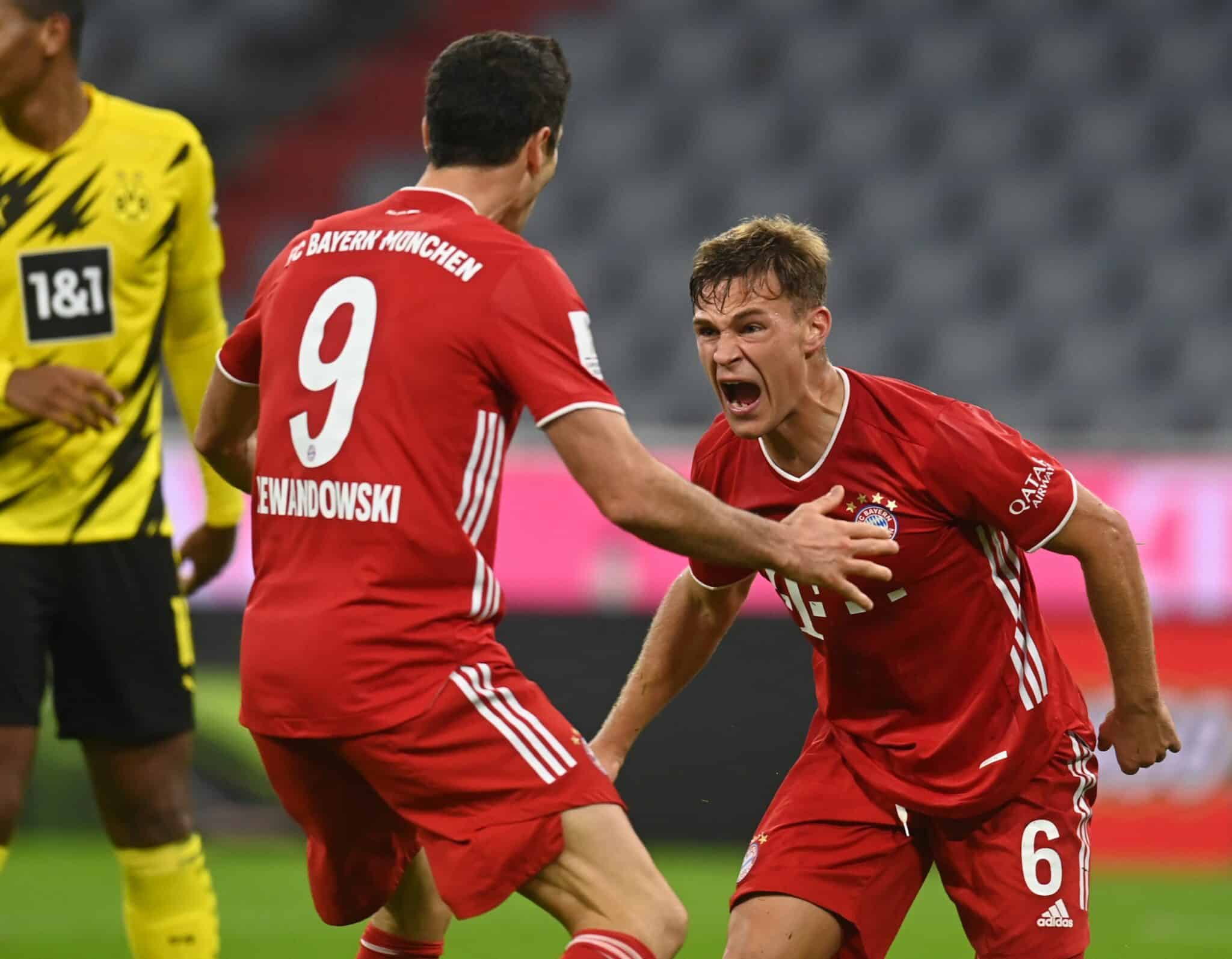 Robert Lewandowski und Joshua Kimmich