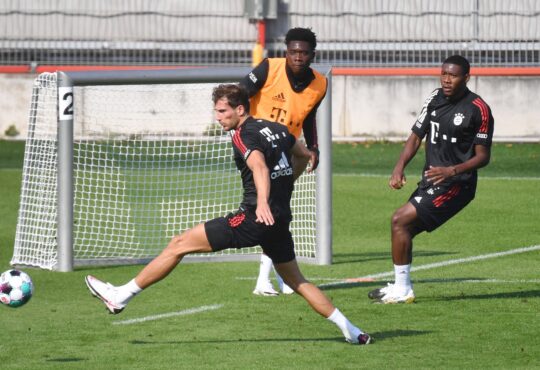 David Alaba und Leon Goretzka