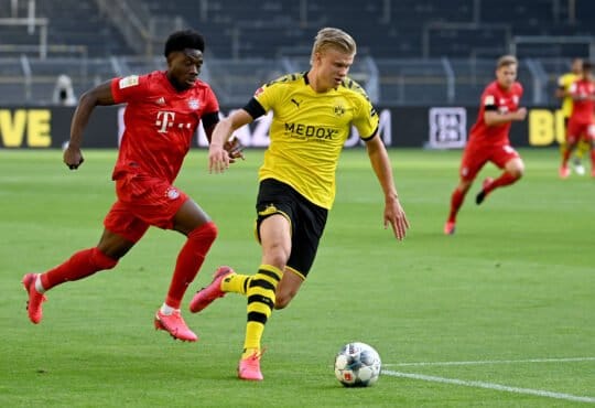 Alphonso Davies und Erling Haaland