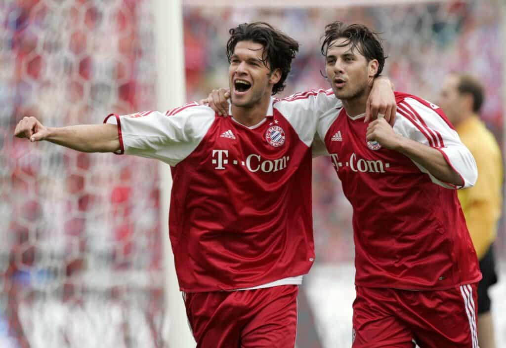 Michael Ballack und Claudio Pizarro
