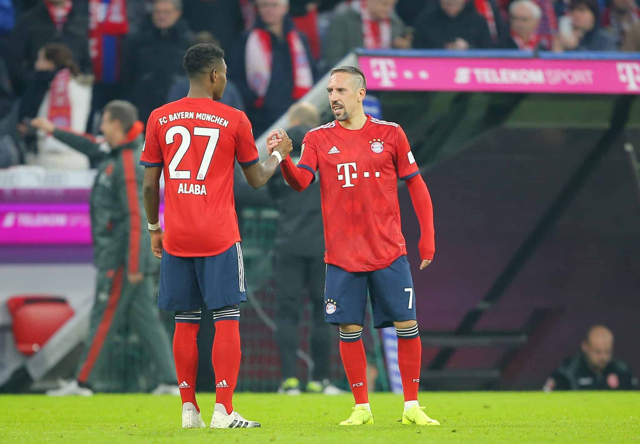 David Alaba und Franck Ribery