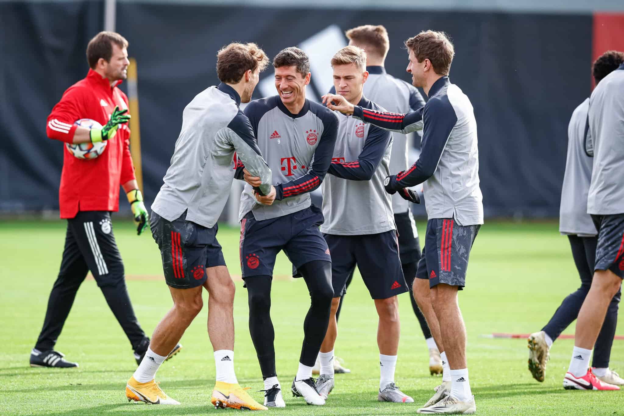 Robert Lewandowski und Leon Goretzka