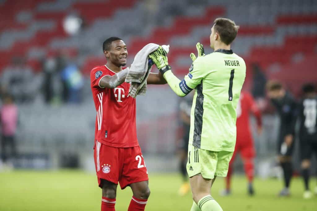 David Alaba und Manuel Neuer