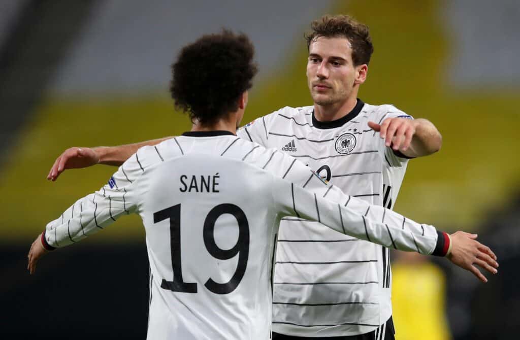 Leroy Sane und Leon Goretzka