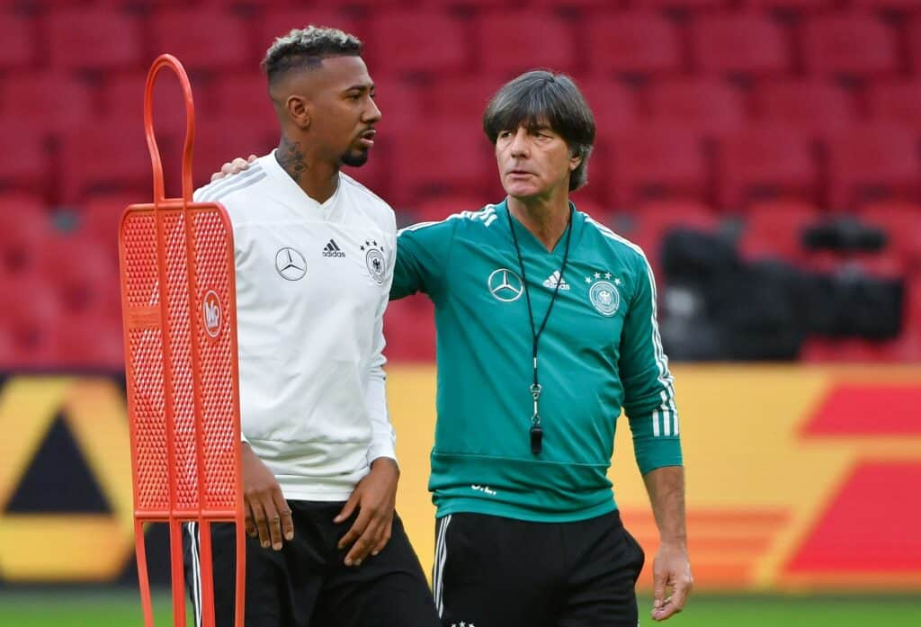 Jerome Boateng und Joachim Löw
