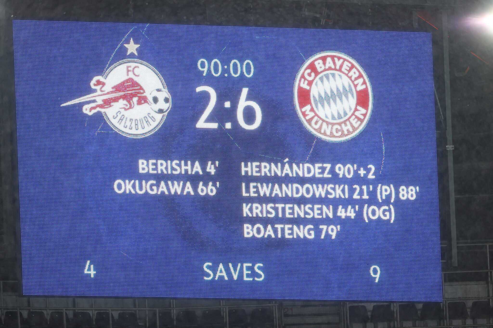RB Salzburg vs. FC Bayern