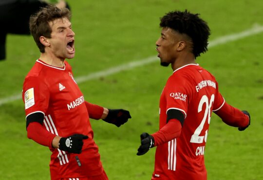 Thomas Müller und Kingsley Coman