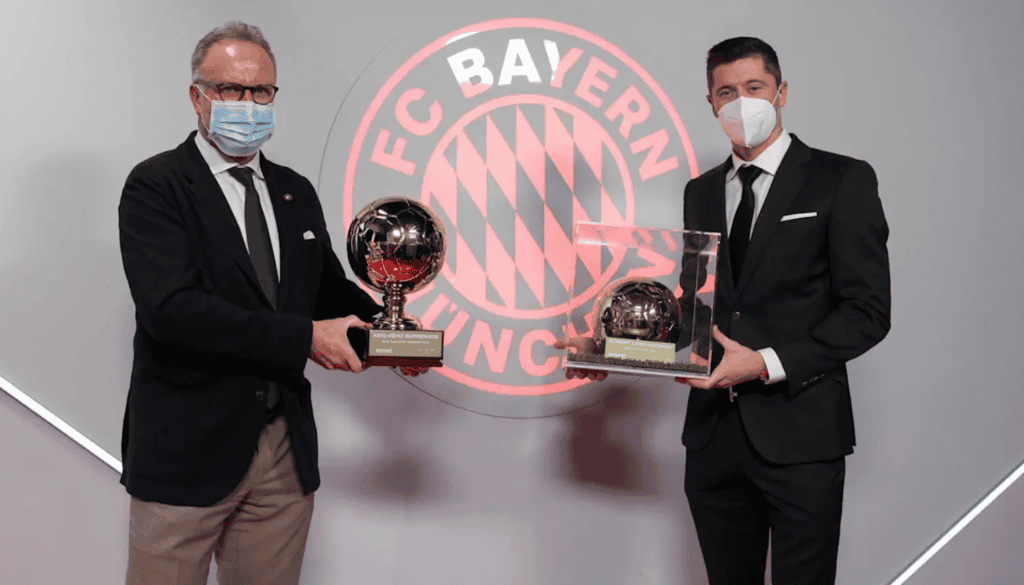 Karl-Heinz Rummenigge und Robert Lewandowski