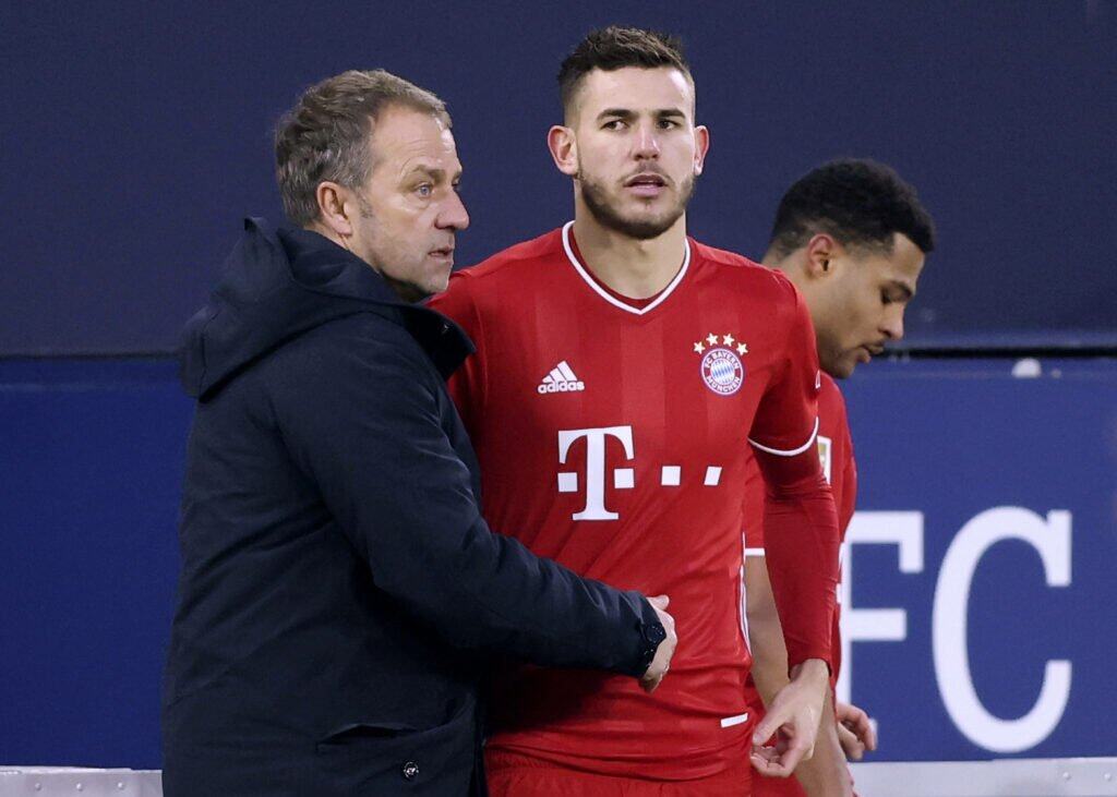 Hansi Flick und Lucas Hernandez