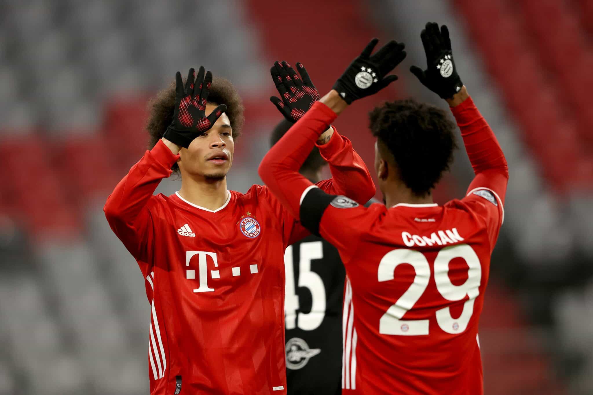 Leroy Sane und Kingsley Coman