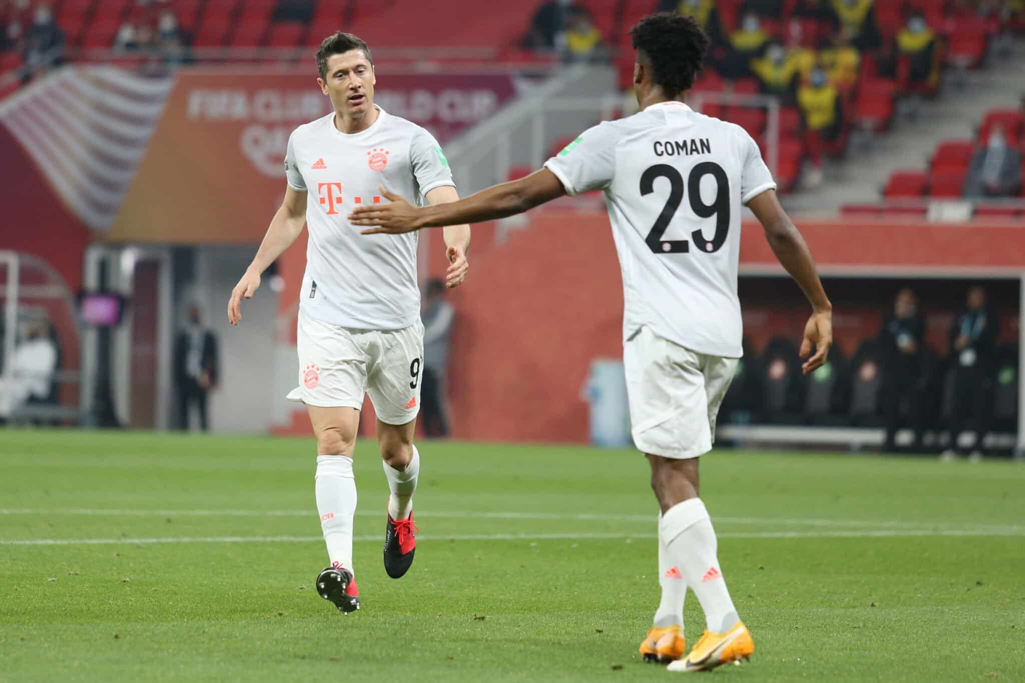 Robert Lewandowski und Kingsley Coman