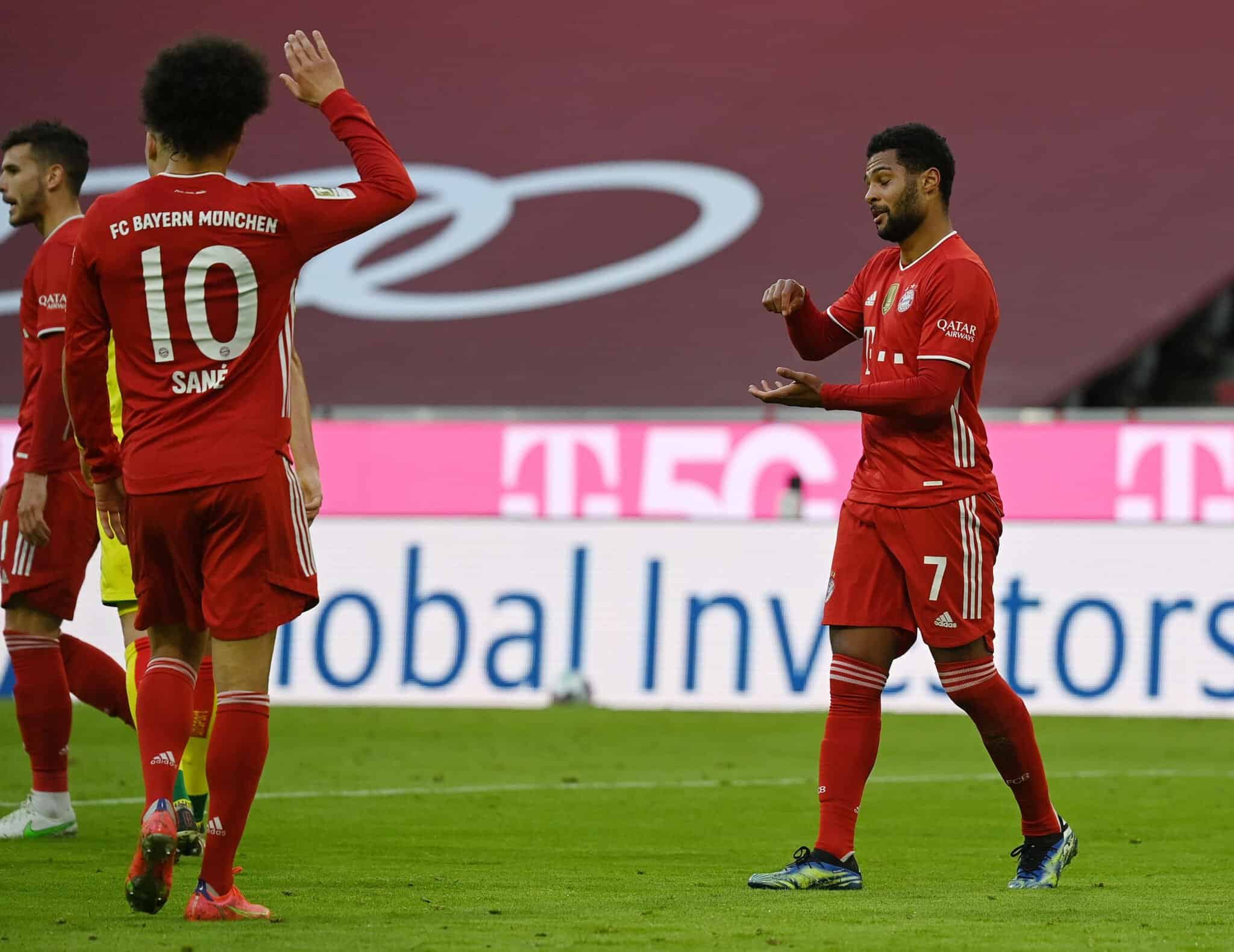 Serge Gnabry und Leroy Sane