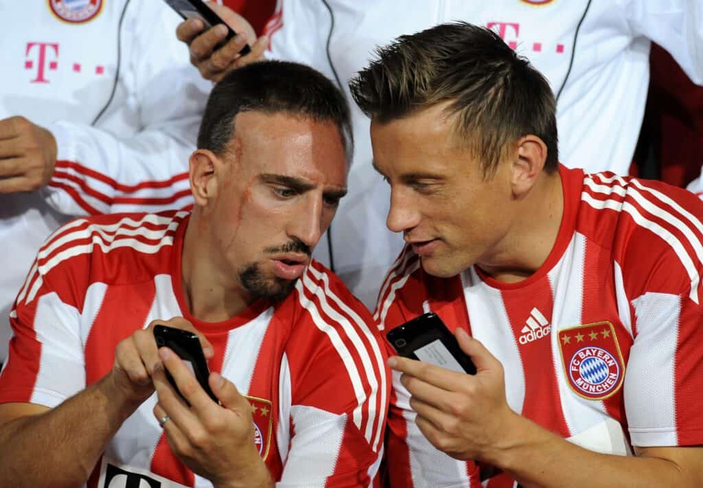 Franck Ribery und Ivica Olic