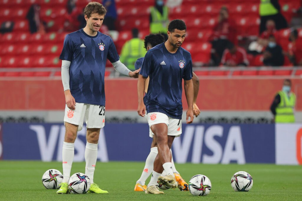Thomas Müller und Serge Gnabry