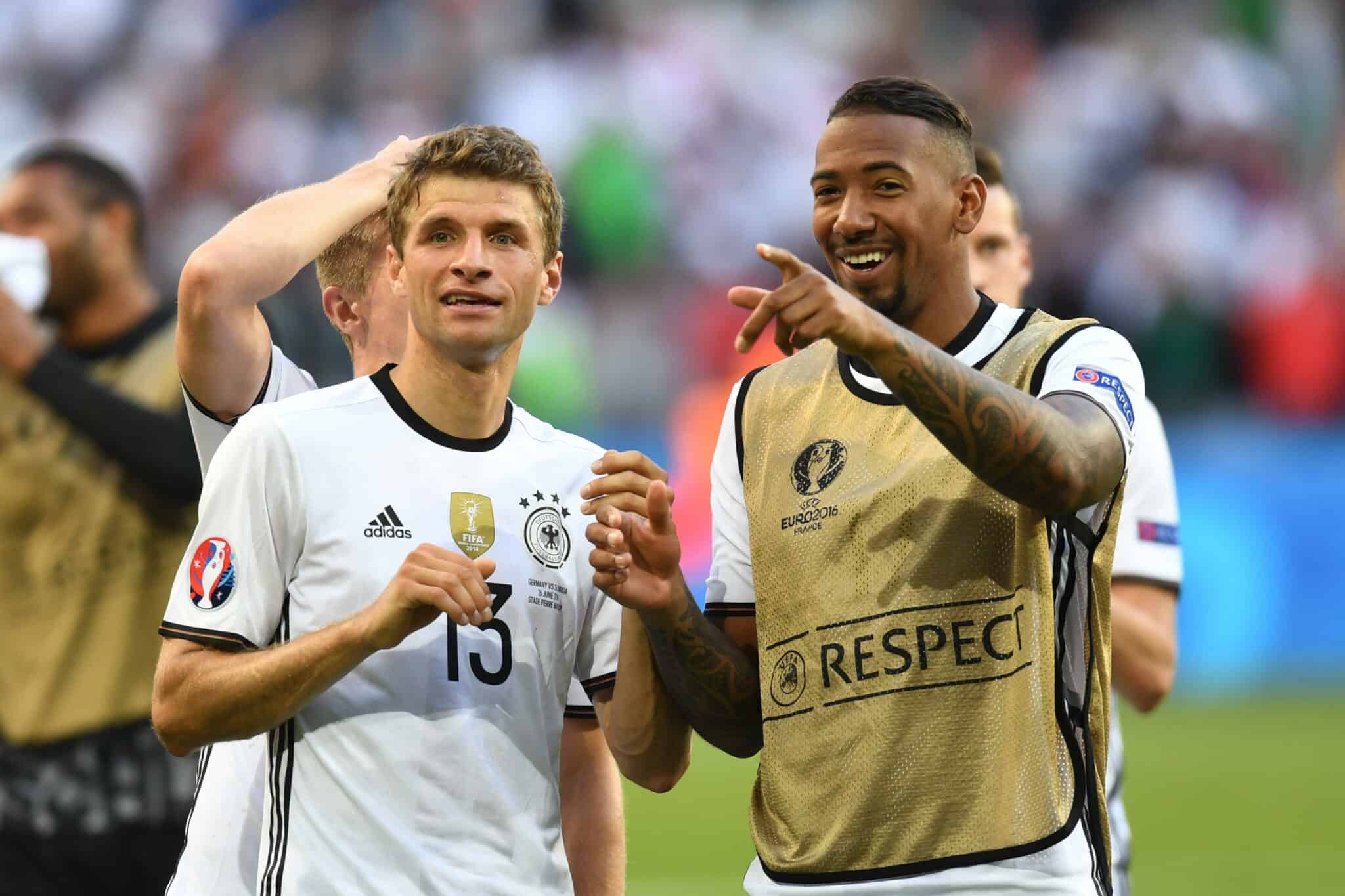Thomas Müller und Jerome Boateng