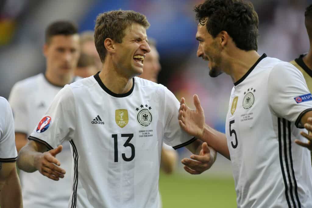 Thomas Müller und Mats Hummels