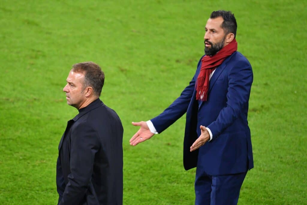 Hasan Salihamidzic und Hansi Flick